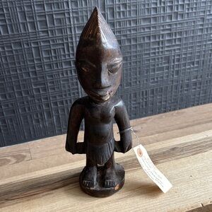 Handcrafted Brown Wooden Sculpture